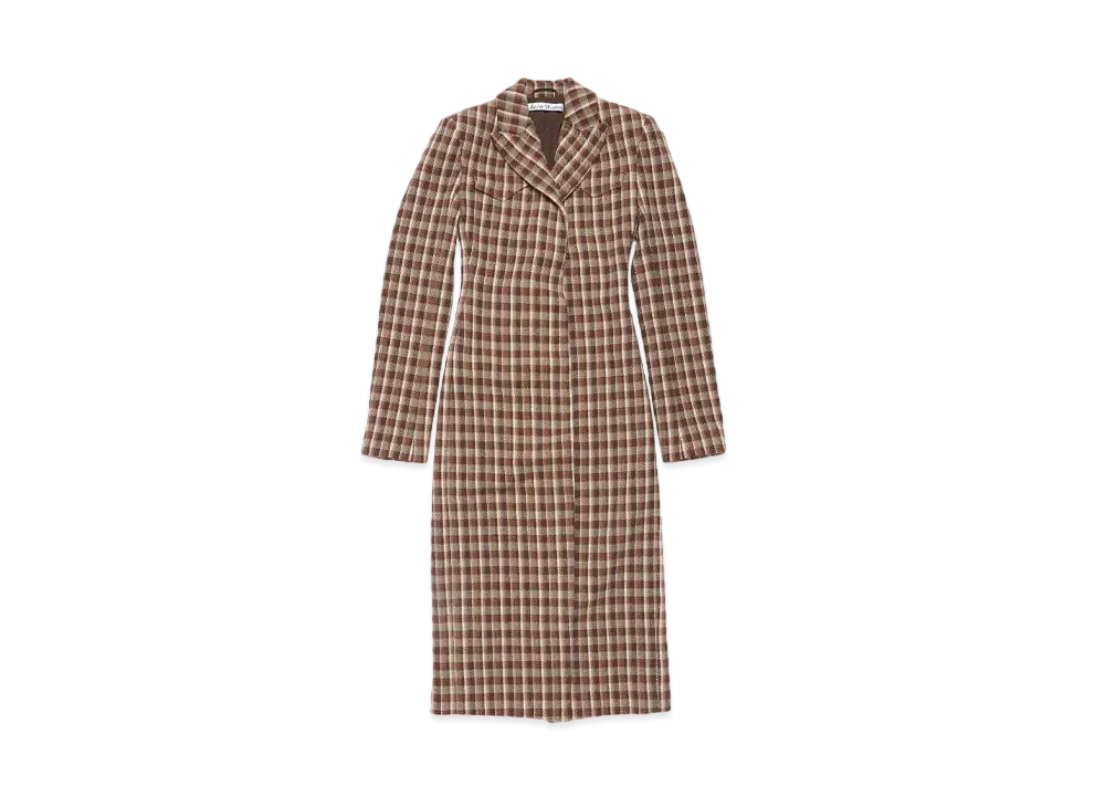 Acne Studios Single-Breasted Coat "Beige/Brown"