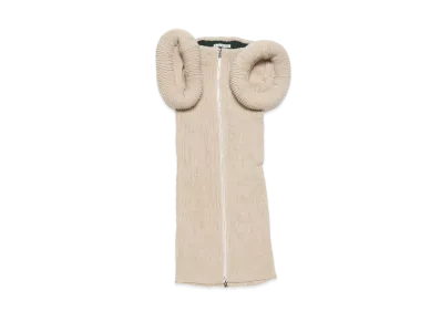 Acne Studios Asymmetric Knit Dress "Old Pink"