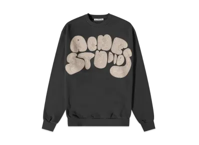 Acne Studios Bubble Logo Sweatshirt "Anthracite Grey"