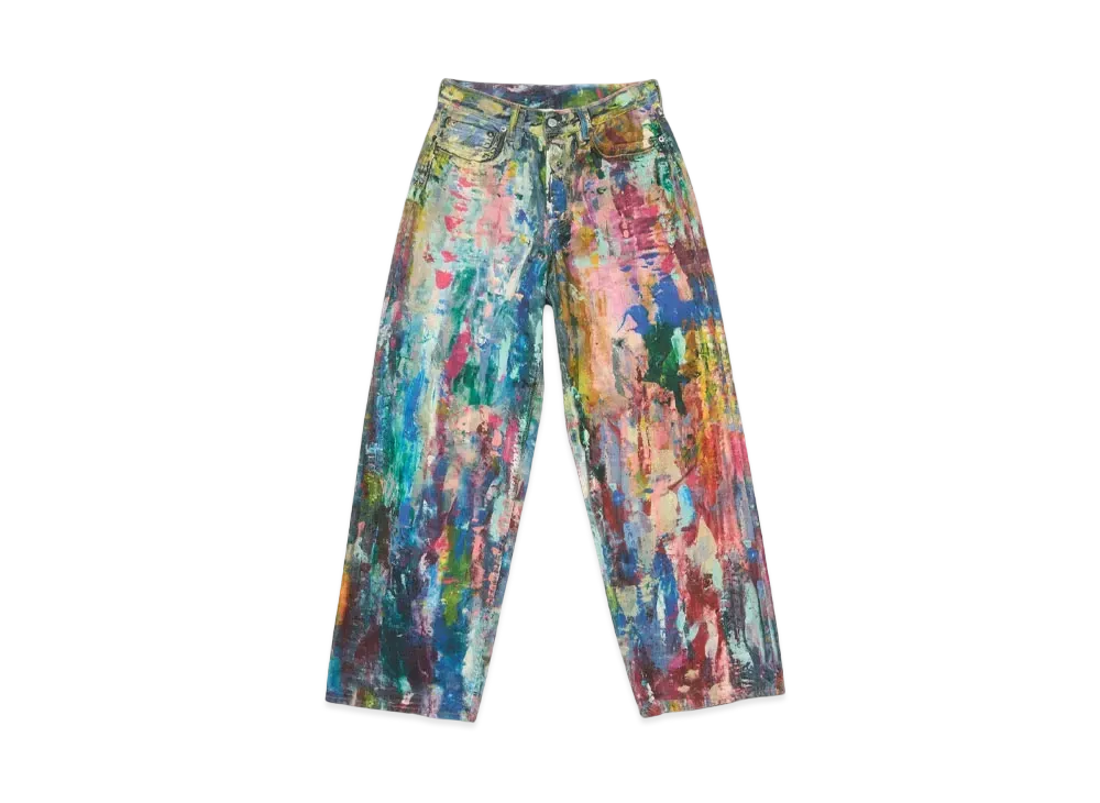 Acne Studios Baggy Fit Jeans - 1981F "Blue/Multi"
