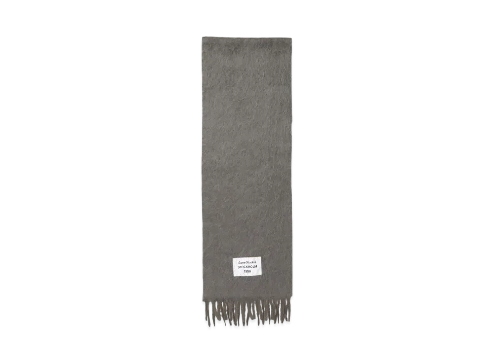 Acne Studios Fringe Alpaca Scarf "Gray"
