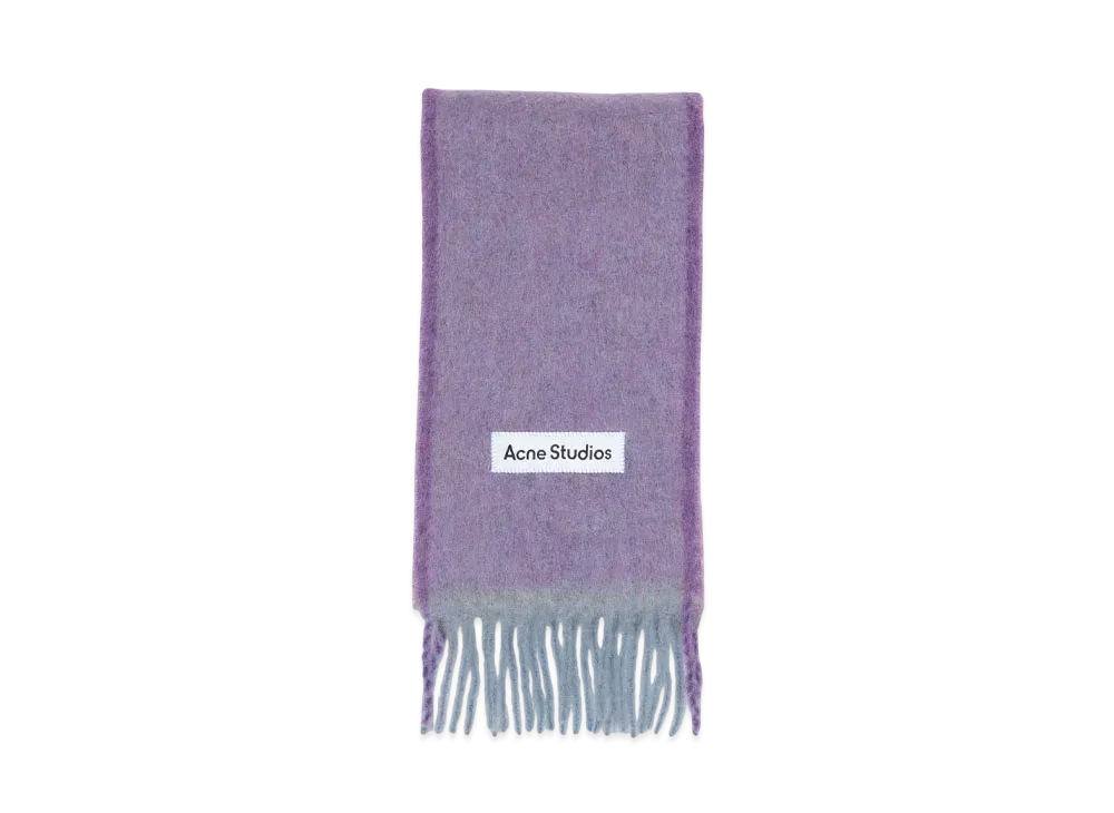 Acne Studios Wool Mohair Scarf - Narrow "Lavender Purple"