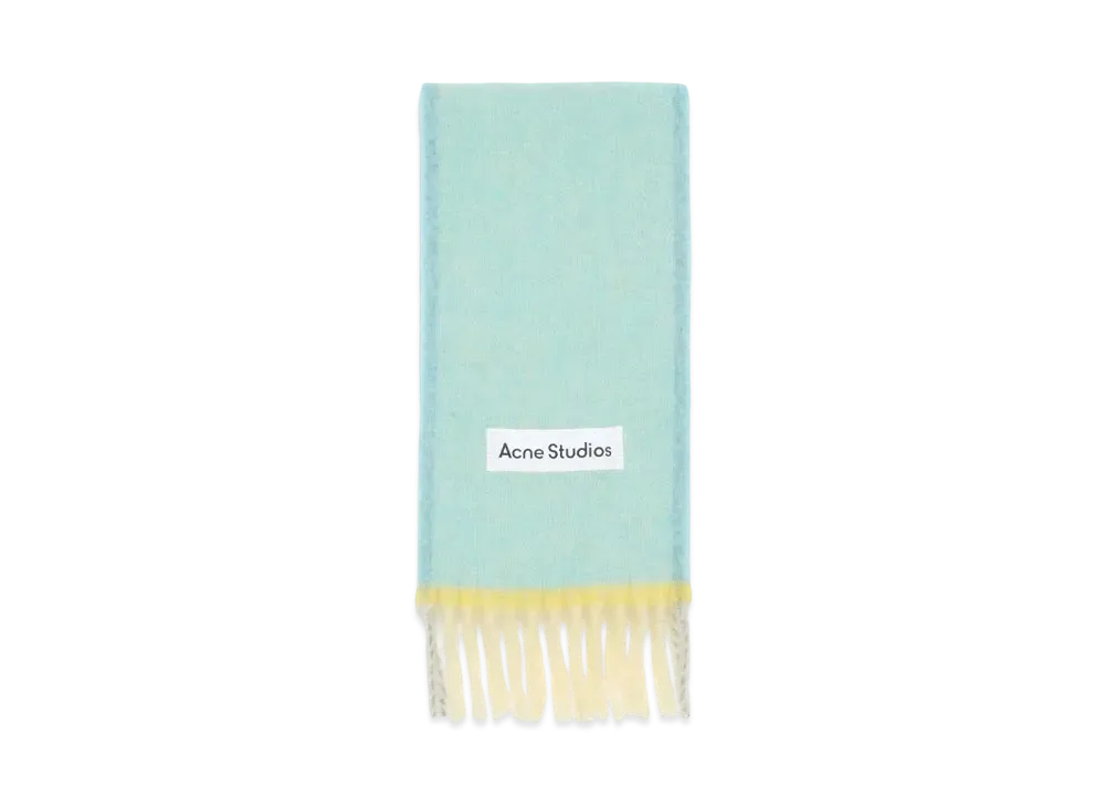 Acne Studios Wool Mohair Scarf - Narrow "Light Blue"