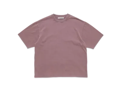 Acne Studios Crew Neck T-Shirt - Relaxed Unisex Fit "Plum Purple"