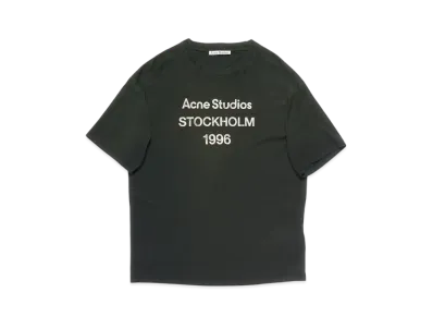 Acne Studios Logo T-Shirt - Relaxed Fit "Faded Black"