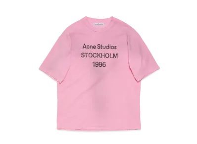 Acne Studios Logo T-Shirt - Relaxed Fit "Cotton Candy Pink"