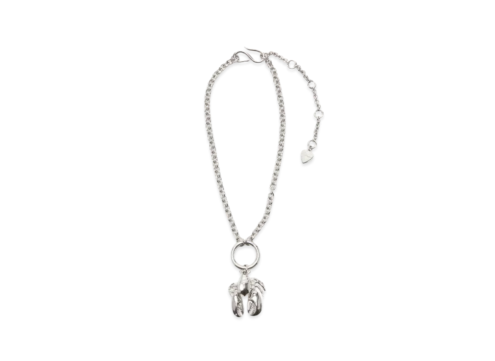 Acne Studios Lobster Necklace "Silver"