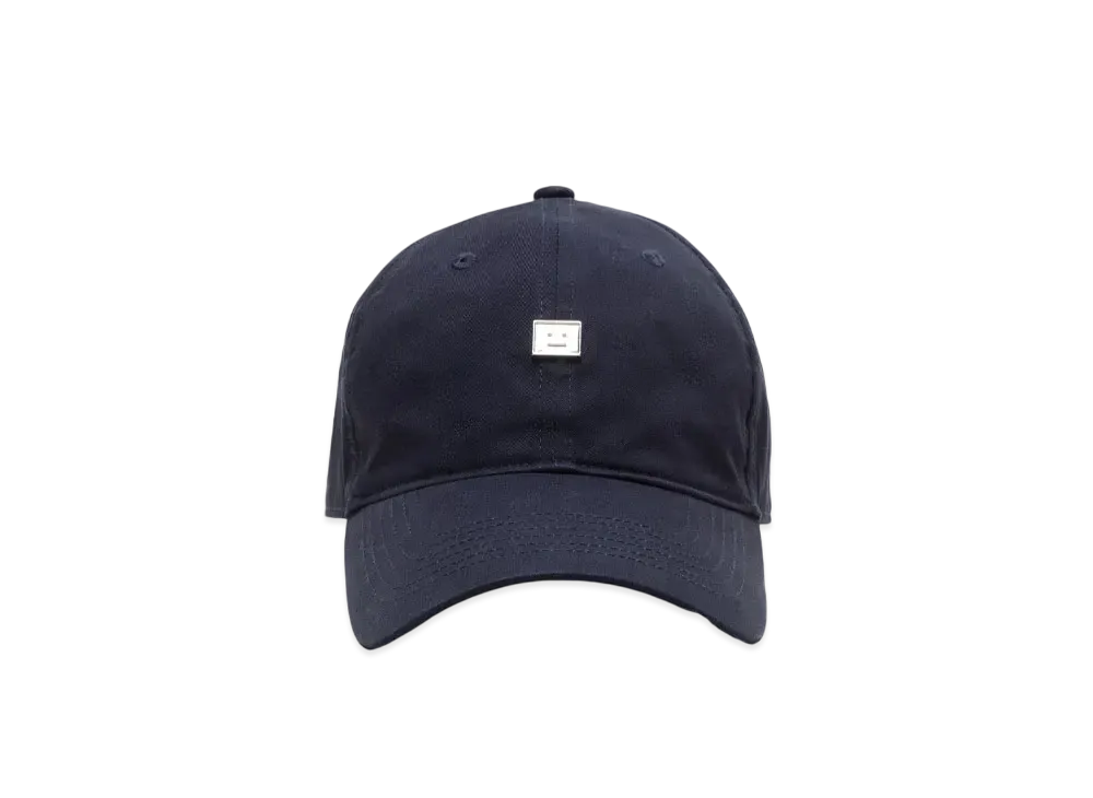 Acne Studios Stud Face Logo Cap "Navy"
