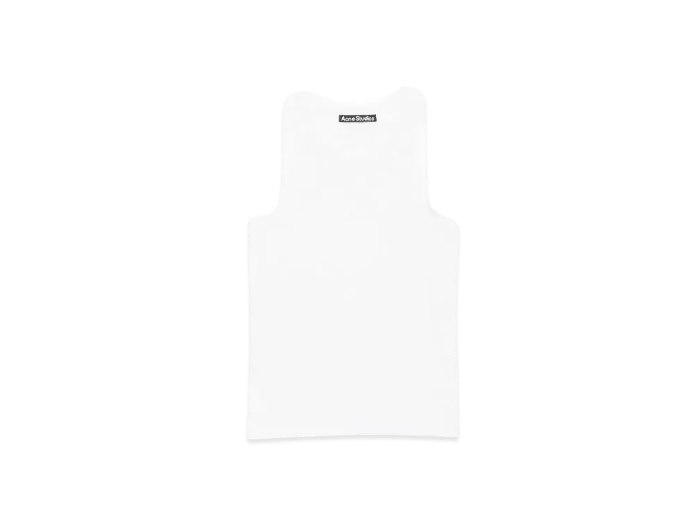 Acne Studios Jersey Tank Top "Optic White"
