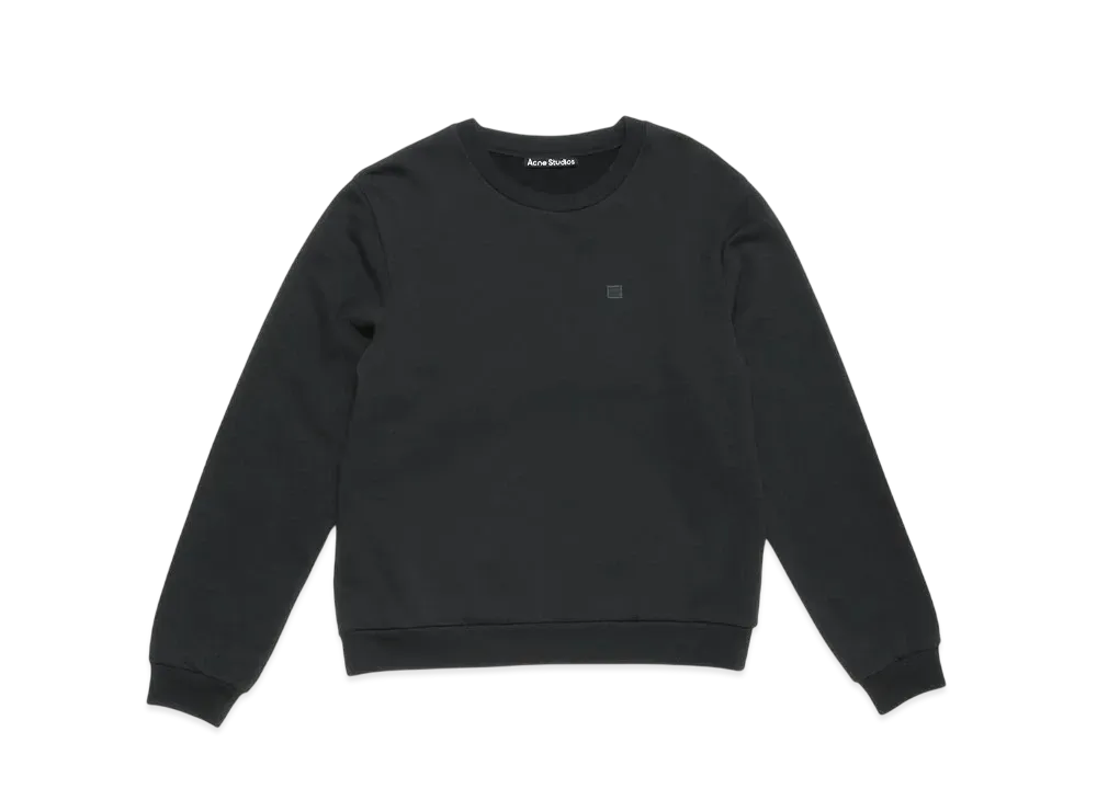 Acne Studios Crew Neck Fleece Sweater "Black"