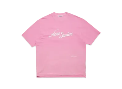 Acne Studios Logo T-Shirt - Relaxed Fit "Pink"