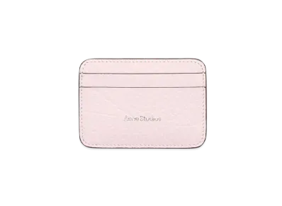 Acne Studios Leather Card Holder "Powder Pink"