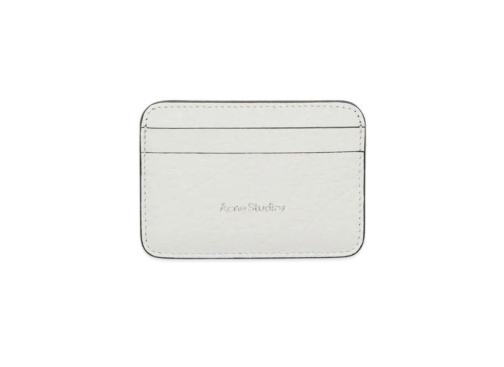 Acne Studios Leather Card Holder "White"
