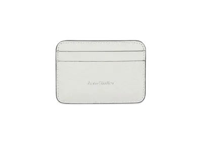 Acne Studios Leather Card Holder "White"
