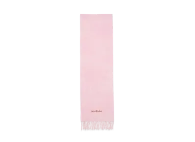 Acne Studios Cashmere Jacquard Scarf "Baby Pink"