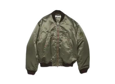 Acne Studios Logo Gram Bomber Jacket "Military Green"