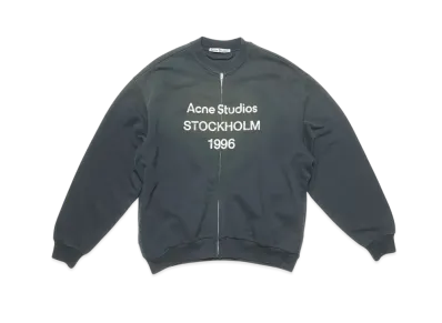 Acne Studios Zip Sweater Logo "Black"