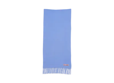 Acne Studios Fringed Wool Scarf - Narrow "Sweet Blue"