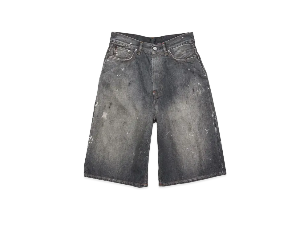 Acne Studios Denim Shorts - Loose Fit "Black"