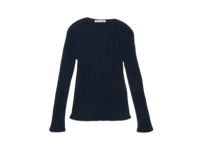 Acne Studios Ribbed Sweater "Navy"