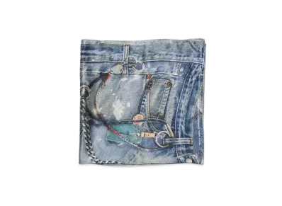 Acne Studios Printed Silk Scarf "Multi"