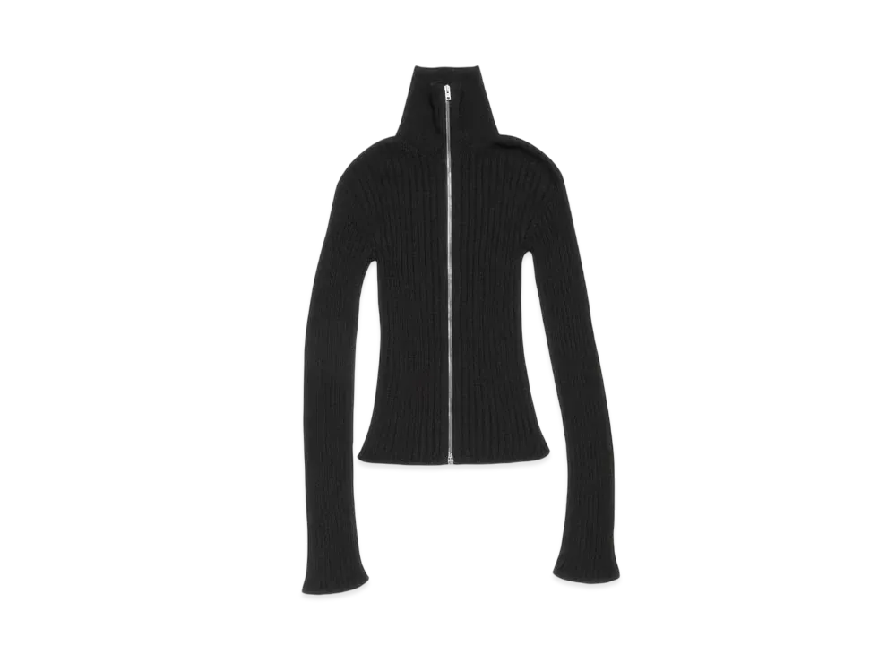 Acne Studios Zip-Up Cardigan "Black"
