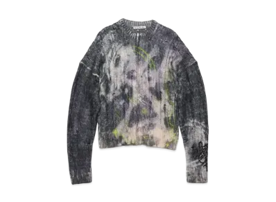 Acne Studios Printed Knit Cardigan "Black"