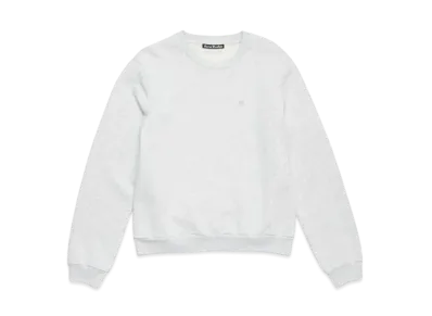 Acne Studios Crew Neck Fleece Sweater "White"