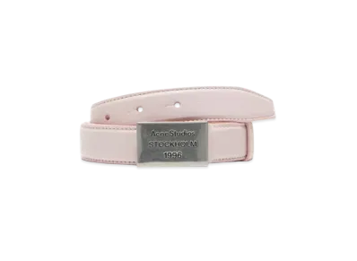 Acne Studios Logo Plaque Belt "Pink"