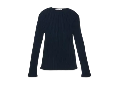 Acne Studios Ribbed Sweater "Navy"