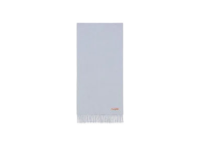 Acne Studios Fringe Wool Scarf Narrow "Powder Blue Melange"