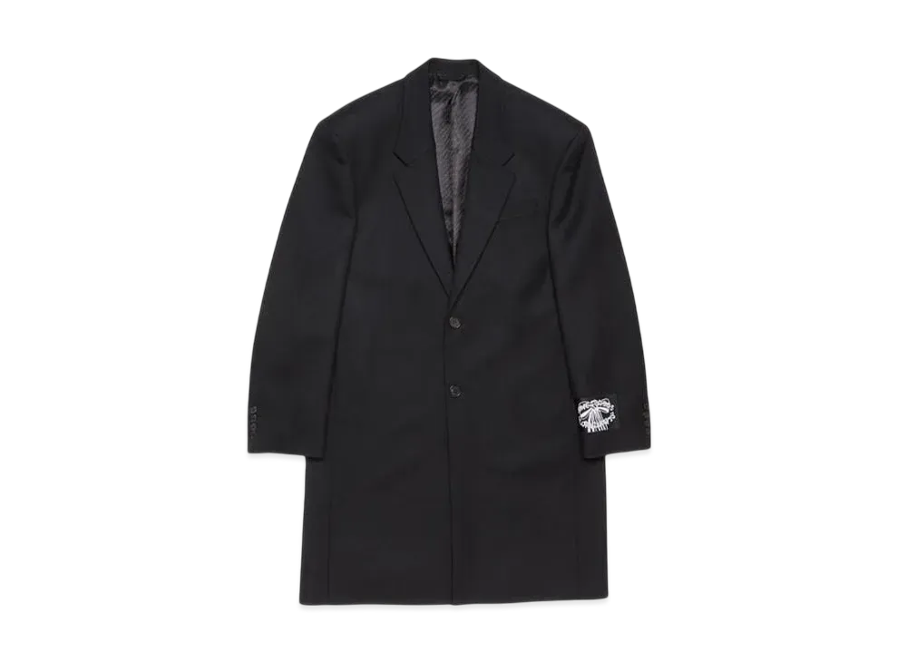 Acne Studios Single-Breasted Wool Coat "Black"