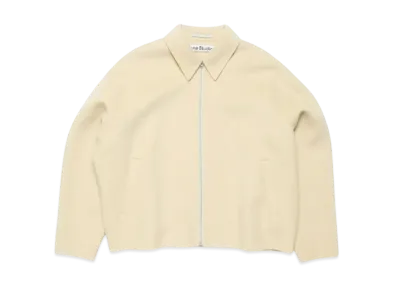 Acne Studios Wool Zipper Jacket "Oat Beige"