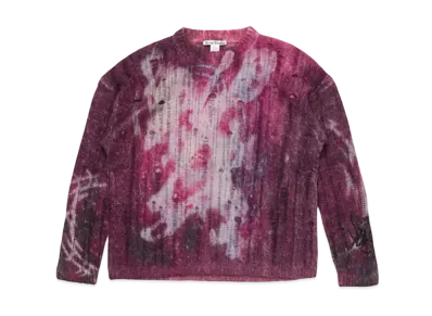Acne Studios Printed Knit Sweater "Pink"
