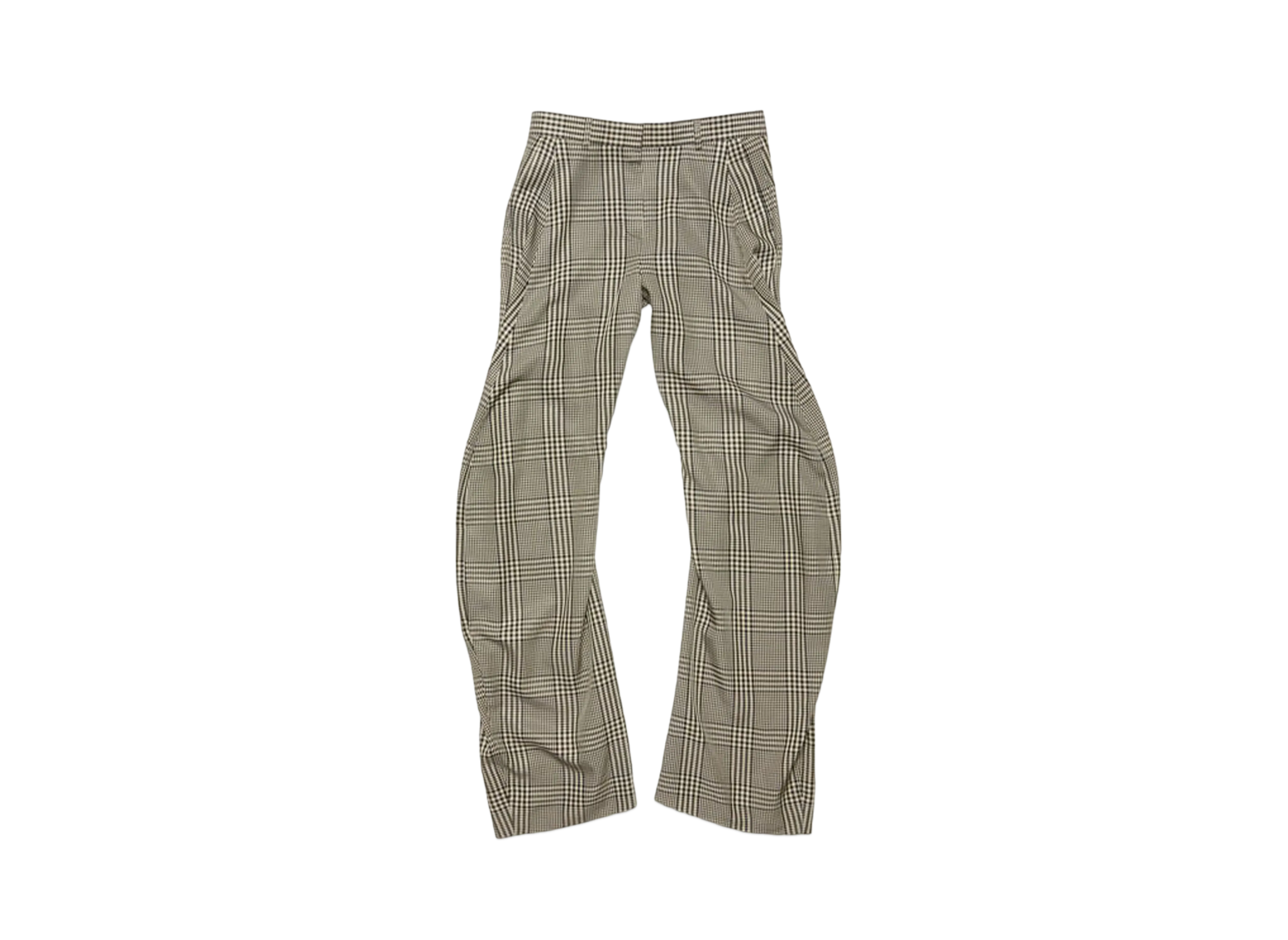 Acne Studios Checked Tailored Trousers "Beige"