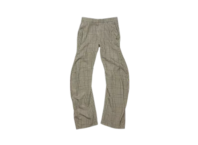 Acne Studios Checked Tailored Trousers "Beige"