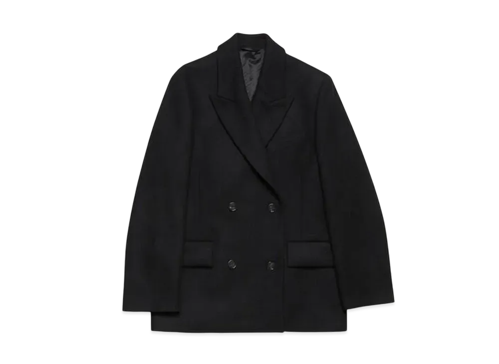 Acne Studios Double-Breasted Wool Jacket "Black"
