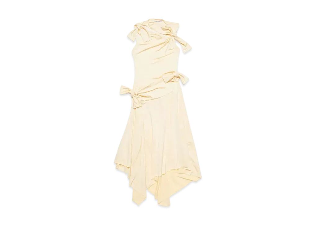 Acne Studios Tie Up Dress "Off White"