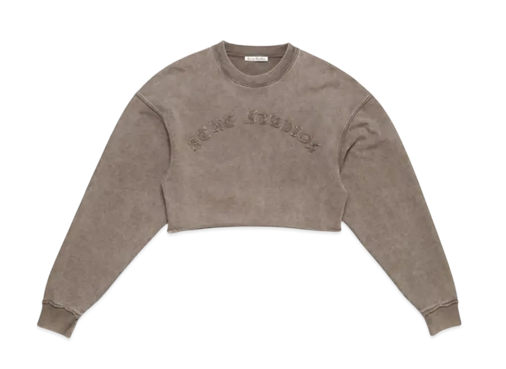 Acne Studios Logo Sweater "Taupe Brown"