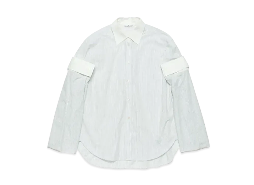 Acne Studios Button Up Layered Shirt "White"