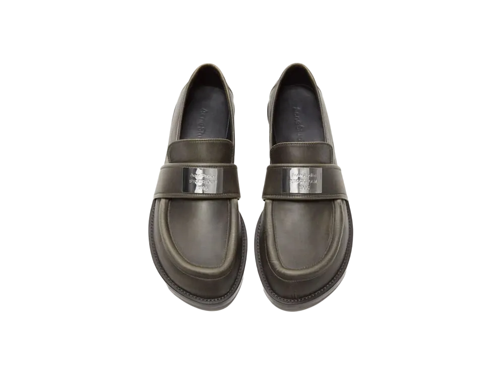 Acne Studios Leather Loafers "Light Brown"