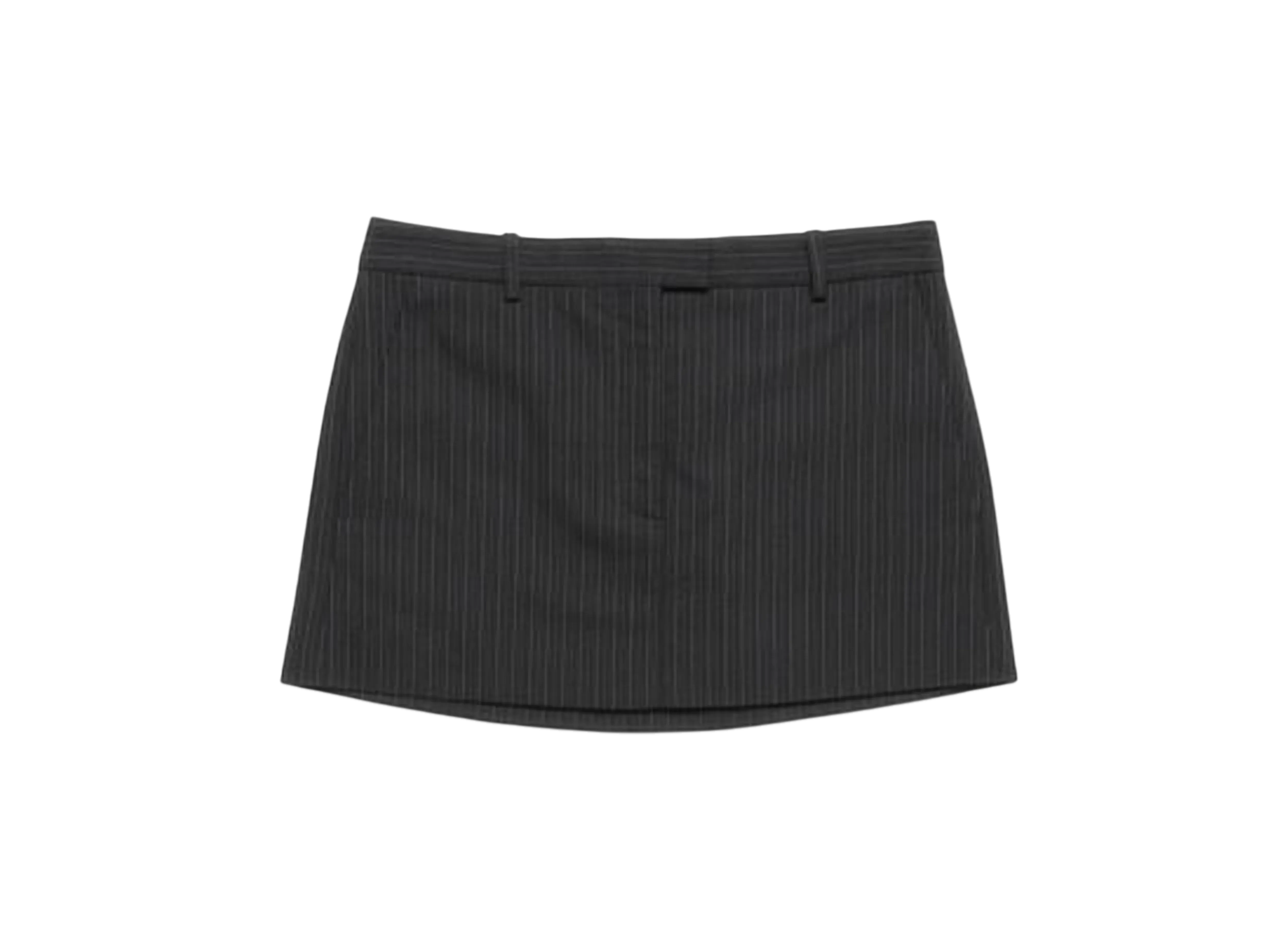 Acne Studios Pinstripe Skirt "Black"