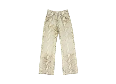 Acne Studios Printed Denim Trousers "Python"