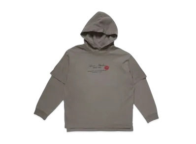Acne Studios Double Layered Hoodie "Gray"