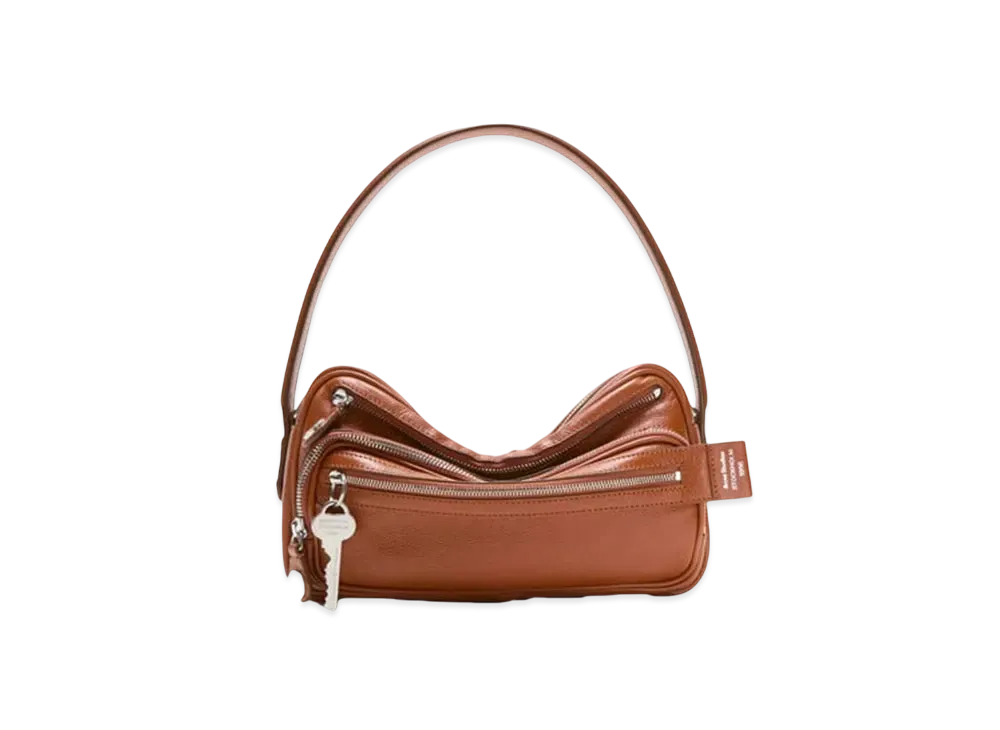Acne Studios Camero Small Shoulder Bag "Cognac Brown"