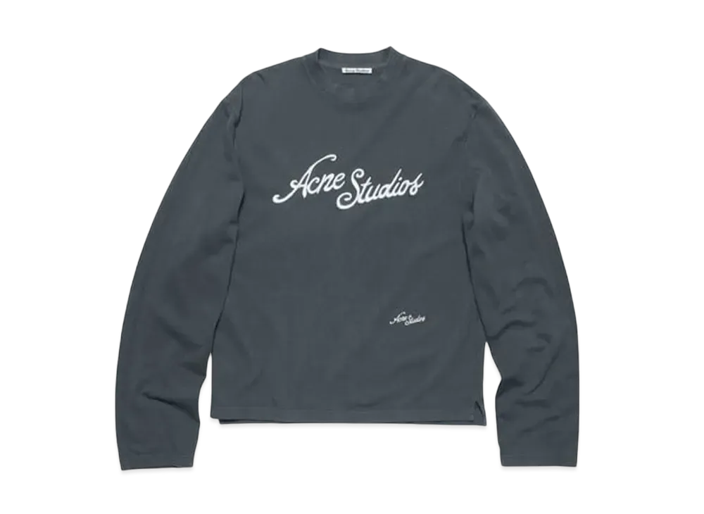 Acne Studios Logo T-Shirt Relux Fit "Black"