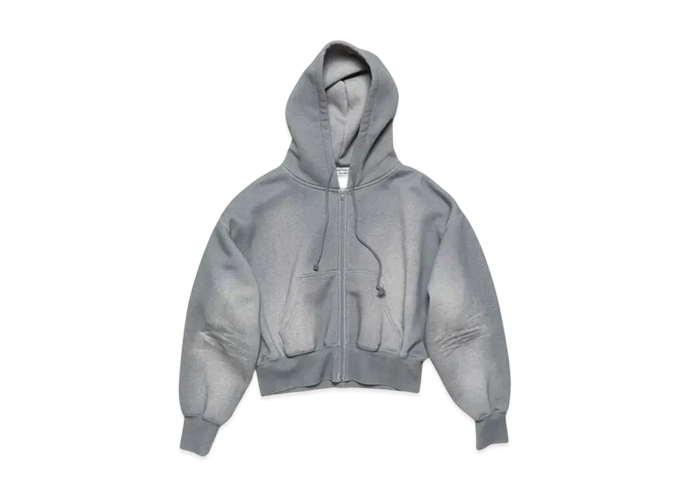 Acne Studios Hooded Zipper Sweatshirt "Gray"