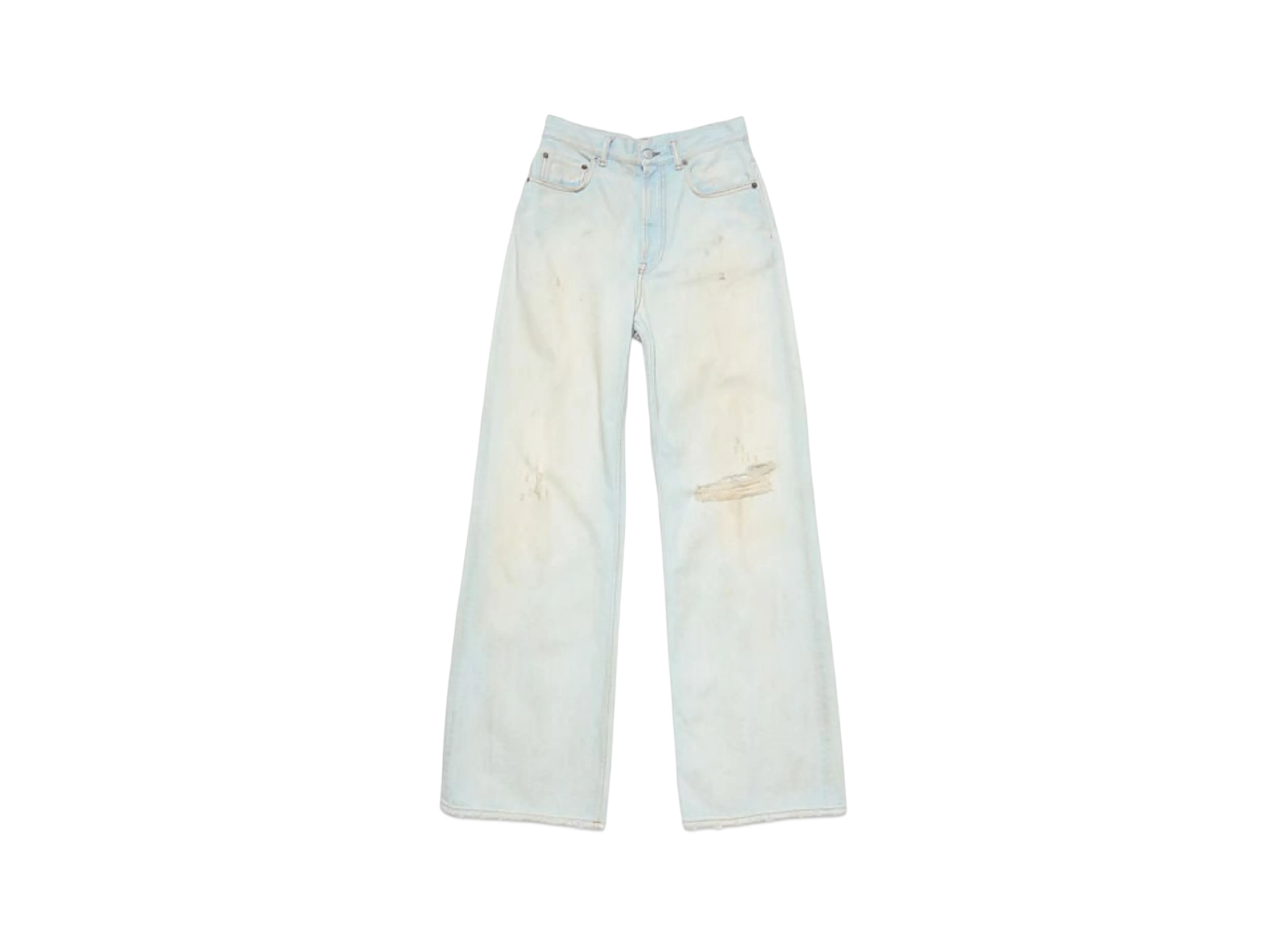 Acne Studios Relaxed Fit Jeans2022 "Light Blue/White Wash"