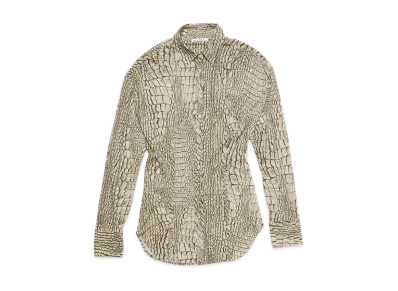 Acne Studios Button Up Printed Shirt "Croco"