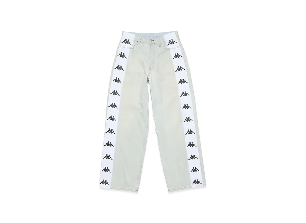 Acne Studios x Kappa Baggy Fit Jeans "White"